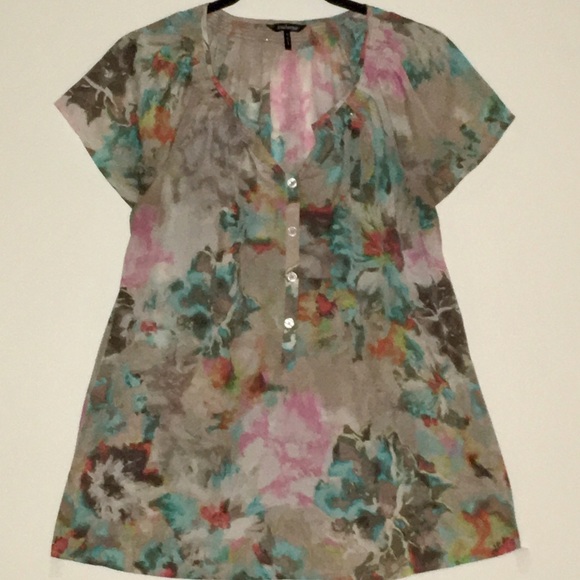 👚Adorable Daisy Fuentes Floral Blouse👚 - Picture 1 of 3